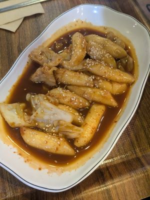 Tteokbokki at Maru JaYeonSik Kimbap in Seoul