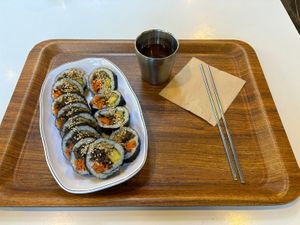 Tofu Gimbap  at Maru JaYeonSik Kimbap in Seoul