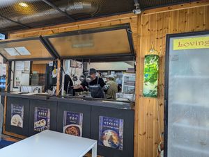 Restaurant, only outside seating at Maru JaYeonSik Kimbap in Seoul