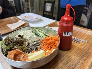   at Maru JaYeonSik Kimbap in Seoul