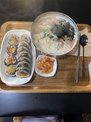   at Maru JaYeonSik Kimbap in Seoul