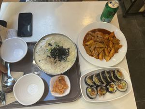   at Maru JaYeonSik Kimbap in Seoul