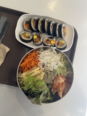   at Maru JaYeonSik Kimbap in Seoul