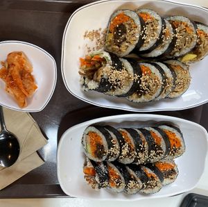   at Maru JaYeonSik Kimbap in Seoul