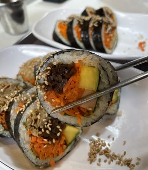   at Maru JaYeonSik Kimbap in Seoul
