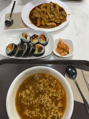   at Maru JaYeonSik Kimbap in Seoul