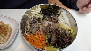 Bibimbap at Maru JaYeonSik Kimbap in Seoul