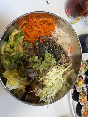 Bibimbap   at Maru JaYeonSik Kimbap in Seoul