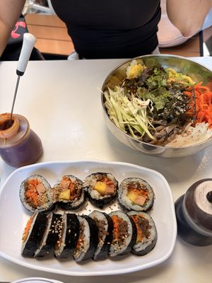  at Maru JaYeonSik Kimbap in Seoul