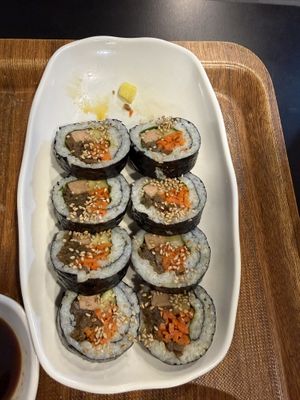 Gimbap  at Maru JaYeonSik Kimbap in Seoul
