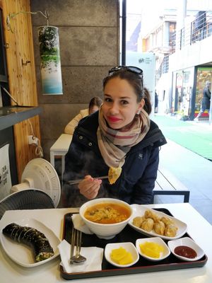 Our choice at Maru JaYeonSik Kimbap in Seoul