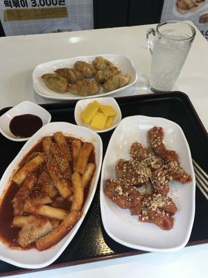 Korean vegan street food  at Maru JaYeonSik Kimbap in Seoul