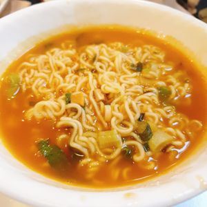 라면 at Maru JaYeonSik Kimbap in Seoul