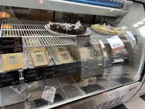 So many cheeses and “meats” to bring homee  at Real Fake Meats in Halifax