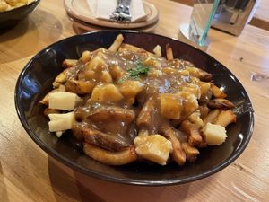 Classic poutine  at Real Fake Meats in Halifax