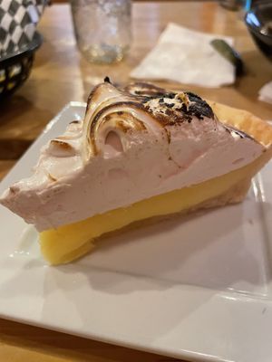 Lemon pie  at Real Fake Meats in Halifax