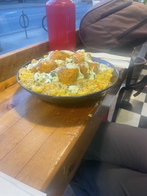 Pasta with meatballs   at Real Fake Meats in Halifax