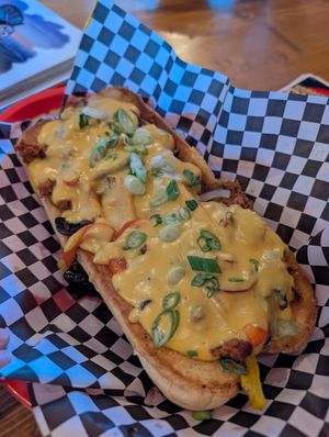 Philly cheese steak at Real Fake Meats in Halifax
