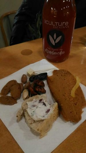 Plate of yum at Real Fake Meats in Halifax