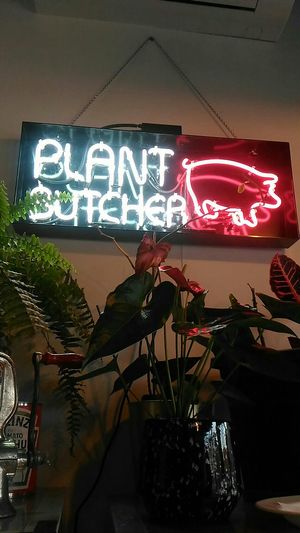 The best sign at Real Fake Meats in Halifax