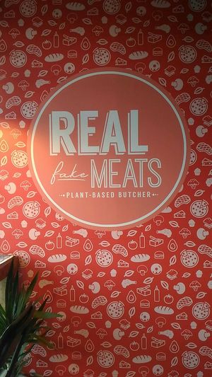 Wall at Real Fake Meats in Halifax