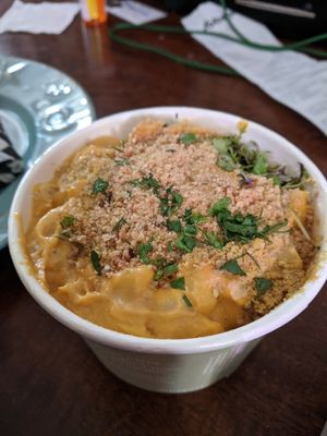 Mac and cheese at Real Fake Meats in Halifax