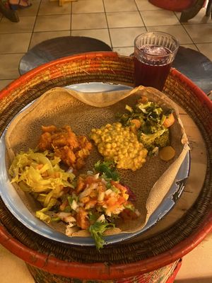 Vegetal Aterkek and Karkade  at Addis Abeba in Barcelona