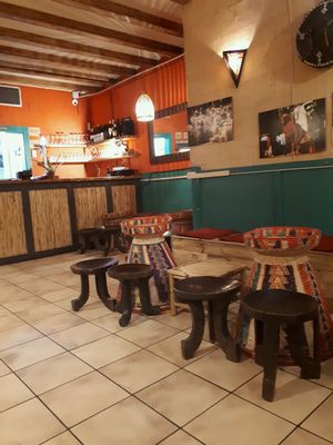 inside at Addis Abeba in Barcelona