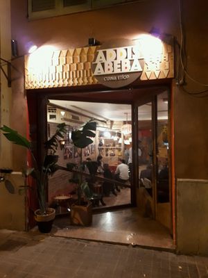 street view at Addis Abeba in Barcelona