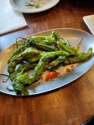 Fried Shishito at Nojo Ramen Tavern in San Francisco