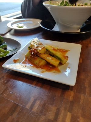 Yuzu Miso Cucumber at Nojo Ramen Tavern in San Francisco