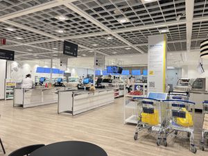 Upstairs eating area   at IKEA in Canton