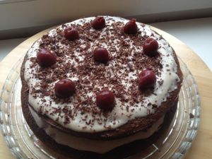Black Forest Gateau at La Beuratte in Cornimont