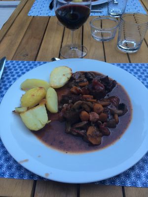 Bourguignon de Seitan 😋 at La Beuratte in Cornimont