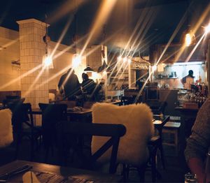 Interior at Brasserie Uno in Zermatt