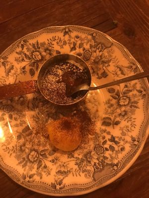 Vegan Mouillieux aux Chocolat!!! Yummy  at Brasserie Uno in Zermatt