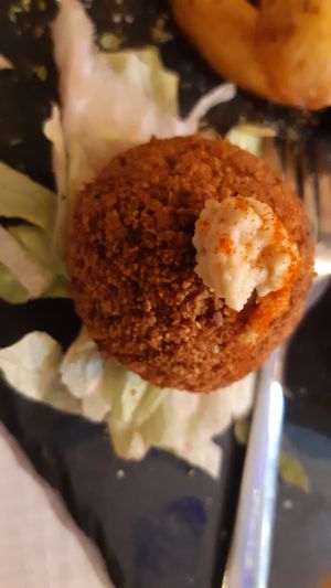 Falafel at La Buena Vida in Granada