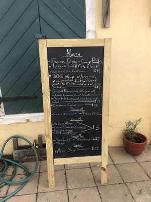 Menu  at Cafe Roots-N-Kulchah in St Croix
