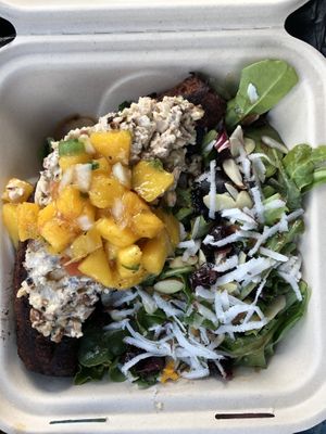 Stuffed plantain was amazing!  at Cafe Roots-N-Kulchah in St Croix