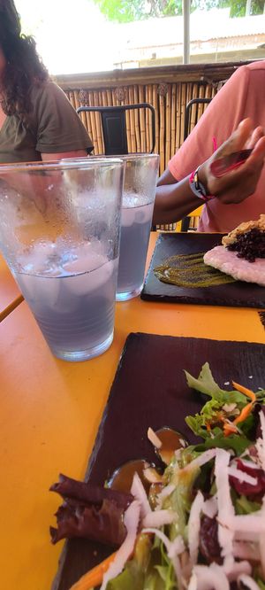 Lavender lemonade at Cafe Roots-N-Kulchah in St Croix