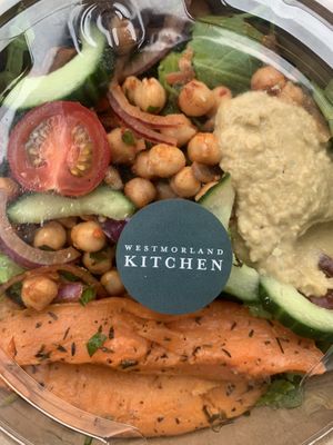 Sweet potato salad  at Rheged in Penrith