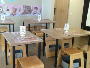 座位 at Hǎo Xiǎng Chī Bīng 好想吃冰 - Gongguan in Taipei