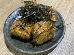 Fried tofu at Hǎo Xiǎng Chī Bīng 好想吃冰 - Gongguan in Taipei