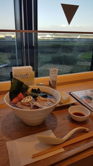 Shouyu (soy sauce) ramen at NRT - T's Tantan - T2 in Narita