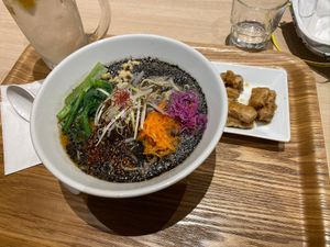 Black Sesame Tan Tan at NRT - T's Tantan - T2 in Narita