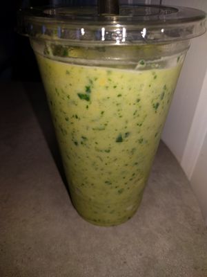 Go green smoothie at Thrive in Hampstead