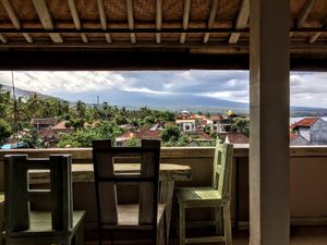 Volcano view at The Cup Resto in Abang