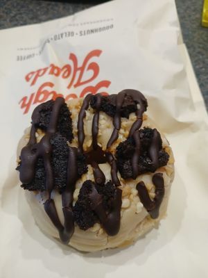 Peanut butter brownie doughnut at Doughheads in Newcastle