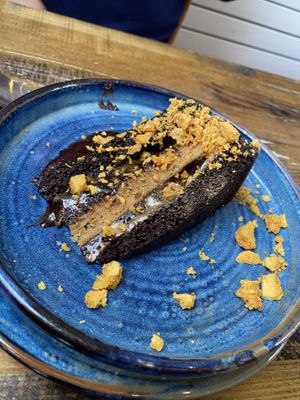 Zillionaire fudge cake was good 😊   at Zizzi in Bath