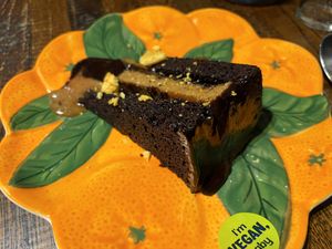 Chocolate fudge cake   at Zizzi in Bath